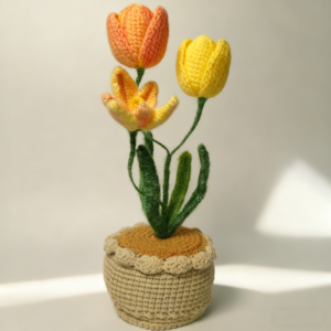 Silk Mohair Pastel Tulip Pot ColorB